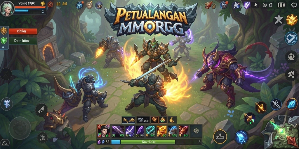 Gameplay seru dan interaktif di dunia MMORPG 5ZK.