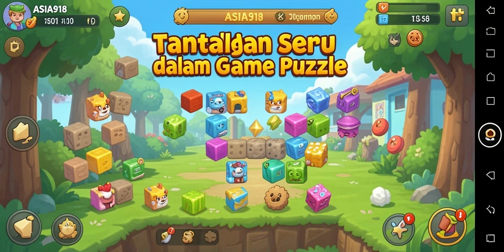 Screenshot gameplay menampilkan tantangan menarik dalam ASIA918.