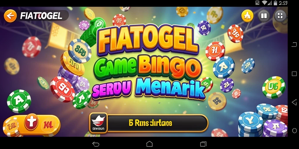 Tampilan gameplay seru dari FIATOGEL dengan suasana Bingo yang menegangkan.