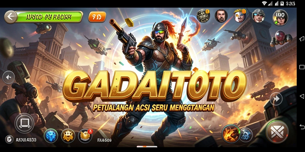 Tampilan gameplay menegangkan dan seru di GADAITOTO.