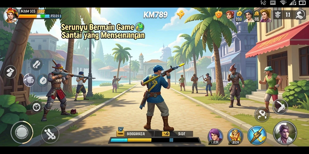 Screenshot gameplay KM789 menampilkan aksi seru dalam permainan Casual.