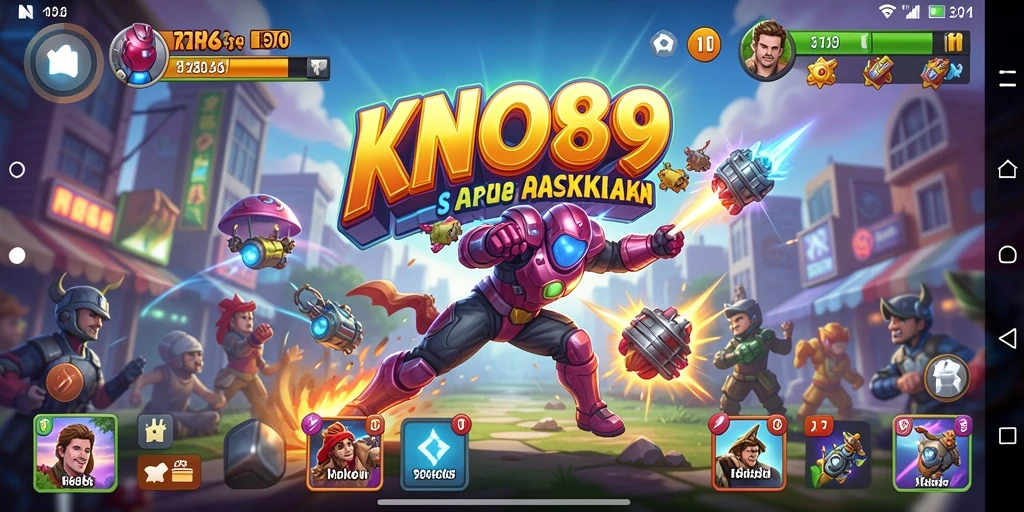 Tampilan gameplay KNO89 dengan aksi seru dan tantangan menarik.
