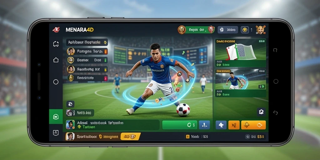Tangkapan layar MENARA4D dengan tampilan dashboard taruhan yang menarik.