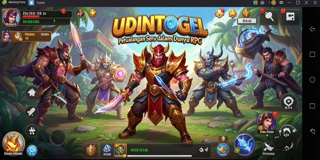 Screenshot gameplay menunjukkan petualangan seru di dunia RPG.