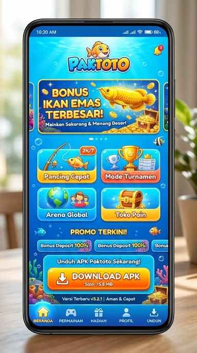 Screenshot fitur unggulan dari aplikasi paktoto yang memudahkan navigasi.